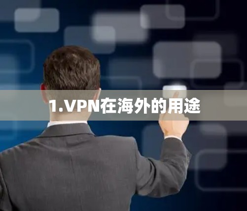 1.VPN在海外的用途 1.VPN在海外的用途