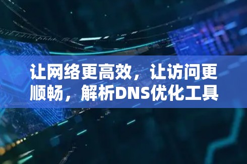 让网络更高效,让访问更顺畅,解析DNS优化工具的重要性